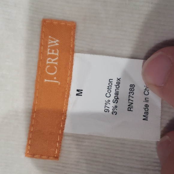 J. Crew m soft corduroy jacket 2 button closure 3 front pockets fitted - Picture 10 of 10